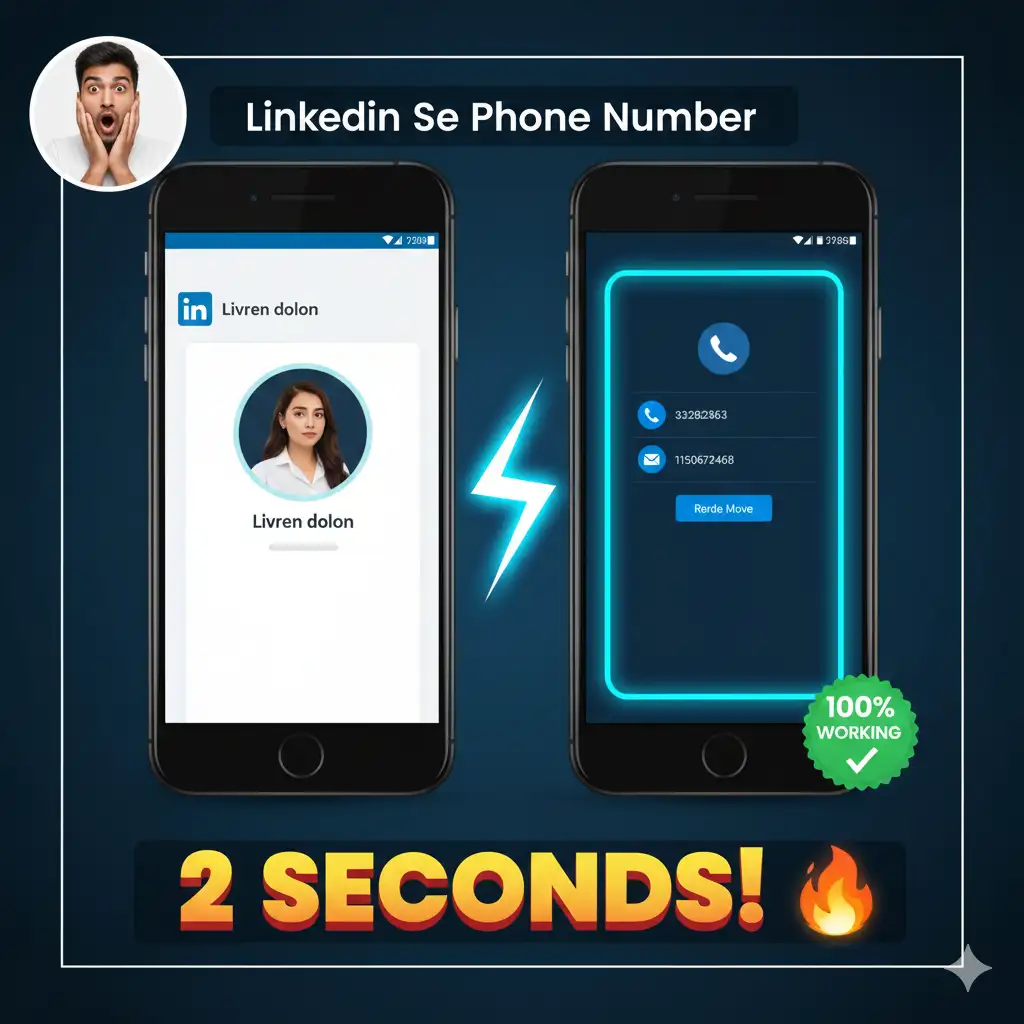 How to Find Anyone’s Phone Number on LinkedIn in Just 2 Seconds!